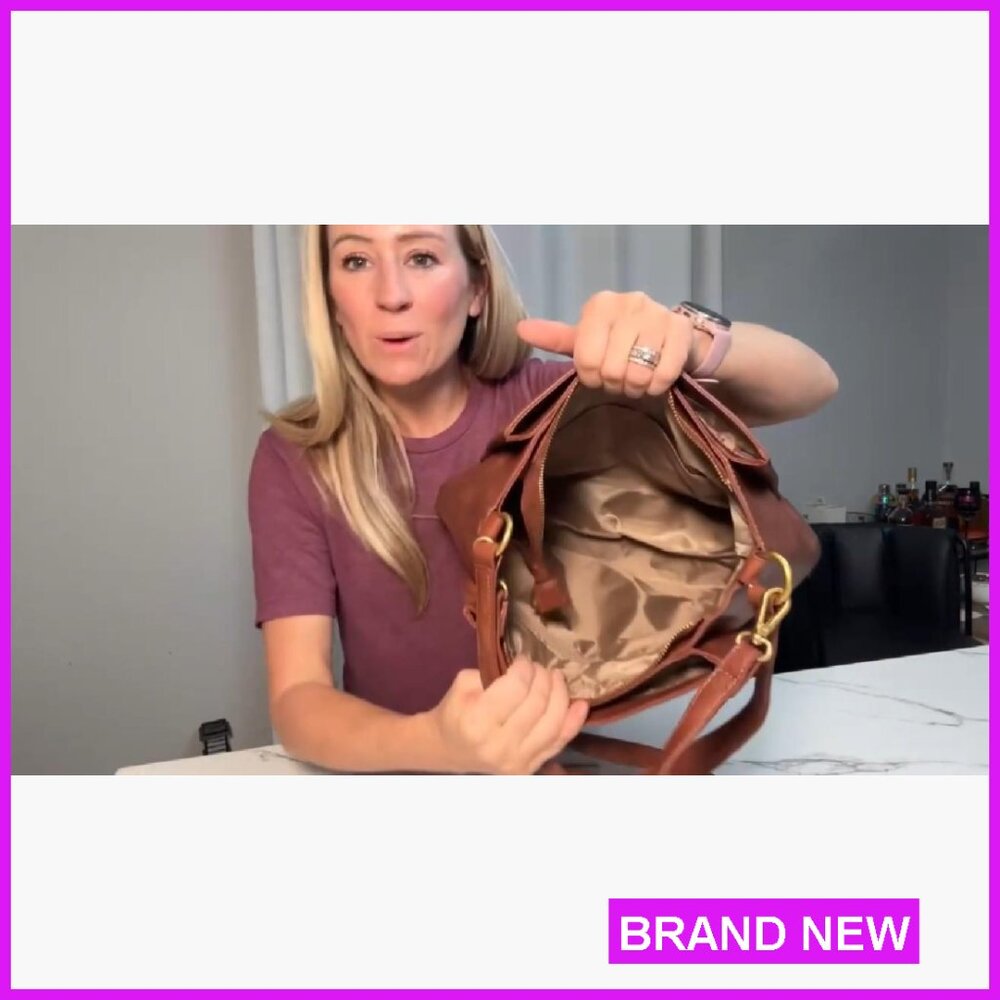Vegan Leather Hobo Bag Minimal Chic Work Travel Shoulder Handbag - Picture 7 of 7